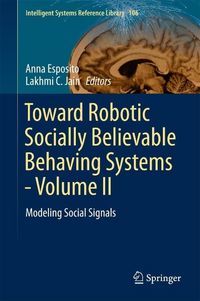 Produktbild: Toward Robotic Socially Believable Behaving Systems - Volume II