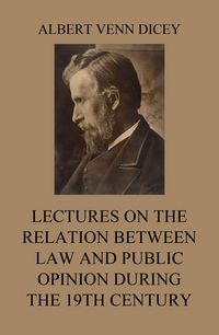 Produktbild: Lectures on the Relation between Law and Public Opinion during the 19th Century