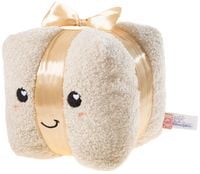 Produktbild Heunec 344594 - Geschenk mit Schleife, beige, Plüsch, 18 cm, XMAS
