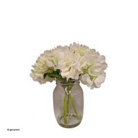 Produktbild: HTI-Living Hortensie Wei&szlig; in Vase Kunstblume Flora Hortensie Wei&szlig; in Vase Kunstblume Flora