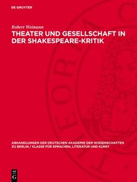 Produktbild: Theater und Gesellschaft in der Shakespeare-Kritik