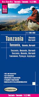 Produktbild: Reise Know-How Landkarte Tansania, Ruanda, Burundi (1:1.200.000)