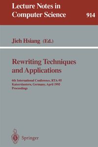 Produktbild: Rewriting Techniques and Applications