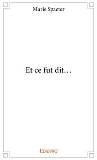 Produktbild: Et ce fut dit...