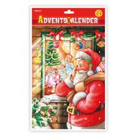 Produktbild: Tr&ouml;tsch Adventskalender Weihnachtsmann am Fenster Adventskalender mit T&uuml;rchen