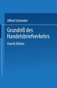 Produktbild: Grundri&szlig; des Handelsbriefverkehrs