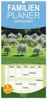 Produktbild: Familienplaner 2027 - Jahreszeiten mit 5 Spalten (Wandkalender, 21 x 45 cm) CALVENDO