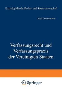 Produktbild: Verfassungsrecht und Verfassungspraxis der Vereinigten Staaten