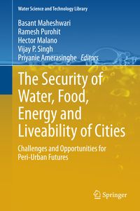 Produktbild: The Security of Water, Food, Energy and Liveability of Cities