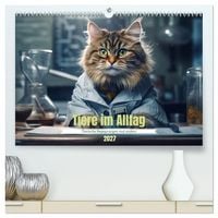 Produktbild: Tiere im Alltag (hochwertiger Premium Wandkalender 2027 DIN A2 quer), Kunstdruck in Hochglanz