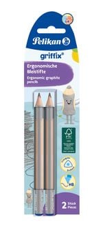 Produktbild: Pelikan Bleistift griffix® Stärke HB, 2er Set
