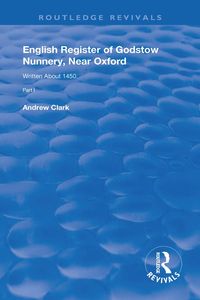 Produktbild: English Register of Godstow Nunnery, Near Oxford