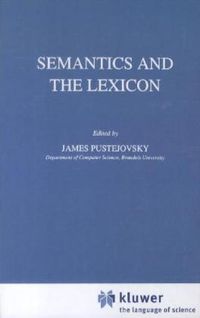Produktbild: Semantics and the Lexicon