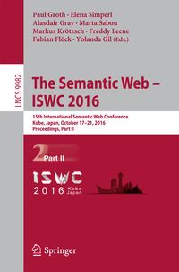 Produktbild: The Semantic Web &ndash; ISWC 2016