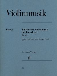 Produktbild: Violinmusik (Auswahlband) - Italienische Violinmusik der Barockzeit, Band I