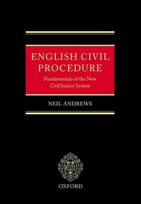 Produktbild: English Civil Procedure