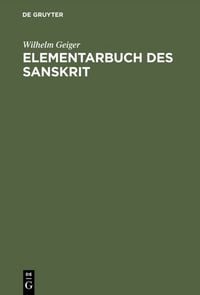 Produktbild: Elementarbuch des Sanskrit