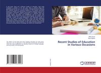 Produktbild: Recent Studies of Education in Various Occasions