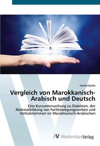 Produktbild: Vergleich von Marokkanisch-Arabisch und Deutsch