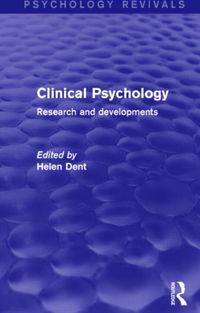 Produktbild: Clinical Psychology (Psychology Revivals)