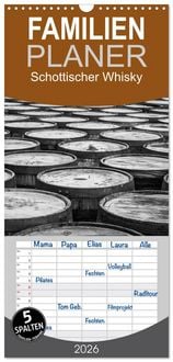 Produktbild: Familienplaner 2026 - Schottischer Whisky mit 5 Spalten (Wandkalender, 21 x 45 cm) CALVENDO