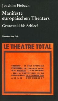 Produktbild: Manifeste europ&auml;ischen Theaters 1960 - 2000