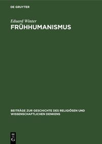 Produktbild: Fr&uuml;hhumanismus