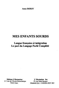 Produktbild: Mes enfants sourds
