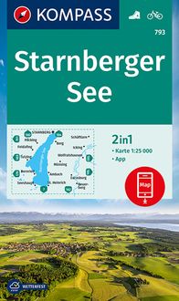 Bild vom Artikel KOMPASS Wanderkarte 793 Starnberger See 1:25.000 vom Autor Kompass-Karten GmbH