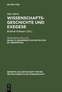Produktbild: Gesammelte Aufs&auml;tze zum 65. Geburtstag
