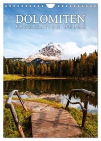 Produktbild: Die Dolomiten - Berge, die begeistern (Wandkalender 2026 DIN A4 hoch), CALVENDO Monatskalender