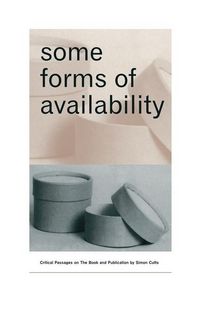 Produktbild: Some Forms of Availability