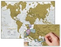 Produktbild: Die Welt zum Rubbeln. Scratch Map Deutsch