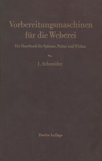 Produktbild: Vorbereitungsmaschinen f&uuml;r die Weberei