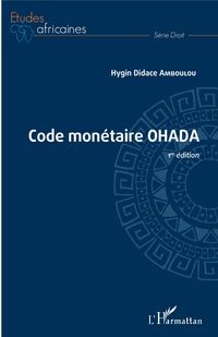 Produktbild: Code mon&eacute;taire OHADA