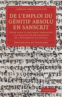 Produktbild: De l'emploi du g&eacute;nitif absolu en Sanscrit