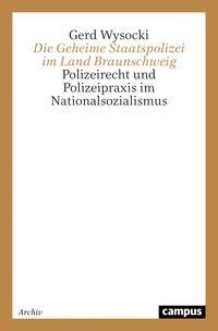 Produktbild: Die Geheime Staatspolizei im Land Braunschweig
