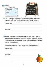 Übungsheft 2. Klasse - Mathe trainieren