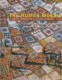 Produktbild: The Human Mosaic: A Thematic Introduction to Cultural Geography