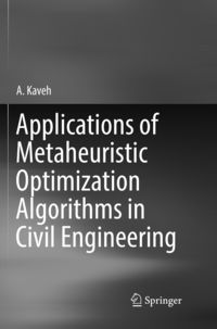 Produktbild: Applications of Metaheuristic Optimization Algorithms in Civil Engineering