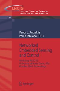Produktbild: Networked Embedded Sensing and Control