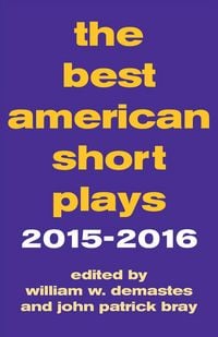 Produktbild: The Best American Short Plays 2015-2016