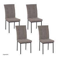 Produktbild: HTI-Living Stuhl Matthew Hellbraun 4er-Set Stuhl Matthew Hellbraun 4er-Set