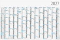 Produktbild: Plakatkalender 2027, 1020&times;680 mm