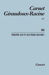 Produktbild: Carnet Giraudoux-Racine Tome 4