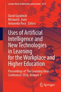 Produktbild: Uses of Artificial Intelligence and New Technologies in Learning for the Workplace and Higher Education