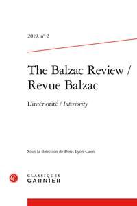 Produktbild: Revue Balzac no 2 l'int&eacute;riorit&eacute;