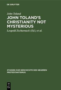 Produktbild: John Toland's Christianity not mysterious