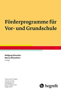 Produktbild: F&ouml;rderprogramme f&uuml;r Vor- und Grundschule