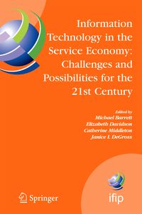 Produktbild: Information Technology in the Service Economy: